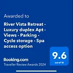 River Vista Retreat - Luxury Duplex - Views - Parking - Cycle Storage - Access Option 公寓 *