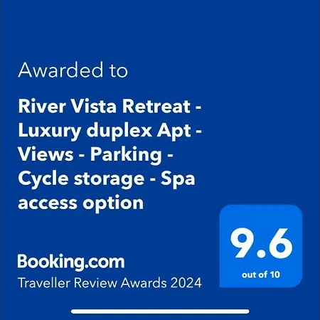 River Vista Retreat - Luxury Duplex - Views - Parking - Cycle Storage - Access Option Lägenhet *